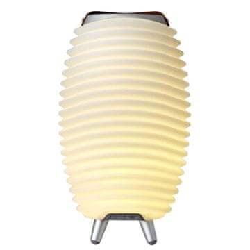 KOODUU Kooduu SYNERGY 35 LED svetilka z zvočnikom in hladilnikom pijač, 41 x 24 cm, bela