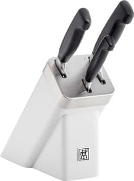 slomart Zwilling FOUR STAR Set 3 nožev v bloku za ostrenje, bel