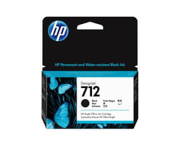 HP 712 črn črnilni vložek 38 ml za DesignJet