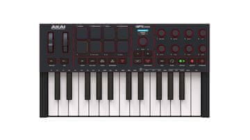 Akai AKAI MPK Mini MK4 MIDI krmilna tipkovnica, črna/rdeča
