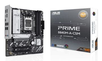 slomart ASUS PRIME B840M-A-CSM matična plošča AM5 micro ATX