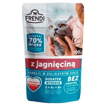 Pieces FRENDI hrana za mačke v omaki, jagnjetina, 100 g