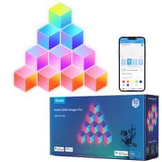 Govee Govee Glide Hexa Pro pametna stenska LED svetila, RGBIC, Wi-Fi/Bluetooth