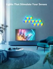 Govee Govee Glide Hexa Pro pametna stenska LED svetila, RGBIC, Wi-Fi/Bluetooth