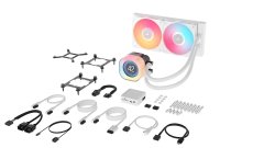 Corsair Corsair iCUE LINK TITAN 240 RX LCD vodno hlajenje za procesor 12 cm bela