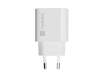 NAT Polnilnik NAT NUC-2392 USB-A 18W, bel