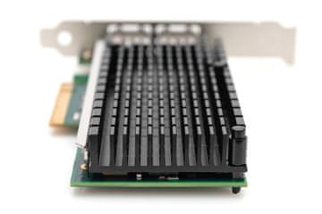 Digitus Digitus DN-10130 omrežni adapter 2x 10Gbps Ethernet za strežnike, zelena/srebrna