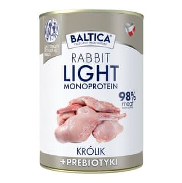 slomart BALTICA Nutraceutic Monoprotein Light Rabbit, mokra hrana za pse, 400g