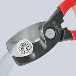 Knipex Knipex 95 11 200 stranska rezalna klešča, 200 mm, rdeči ročaji