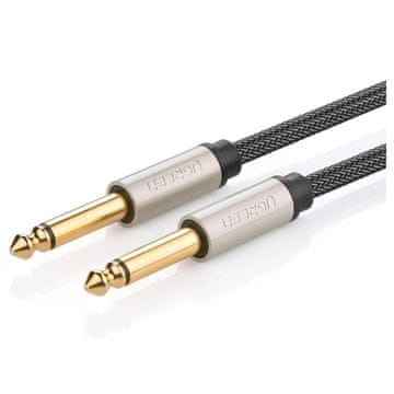Ugreen AV128 Jack kabel 6,35 mm - 1 m (siv)