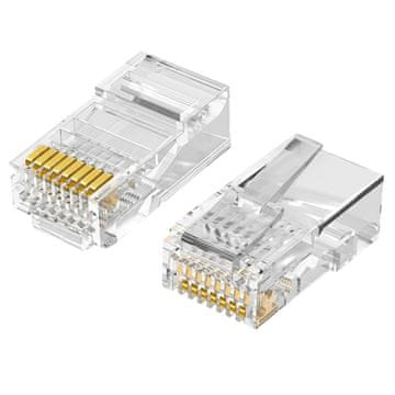 Ugreen RJ45 ugreen NW110 Ethernet vtič, 8P/8C, Cat.5/5e, UTP (100 kosov)