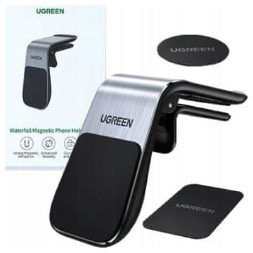Ugreen Ugreen magnetni nosilec za avtomobilski prezračevalnik, srebrn (LP290)