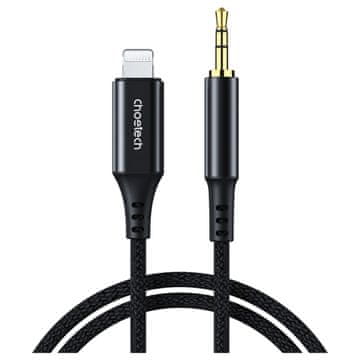 Choetech AUX009 kabel za osvetlitev / mini vtičnico 3,5 mm 2 m - črne barve