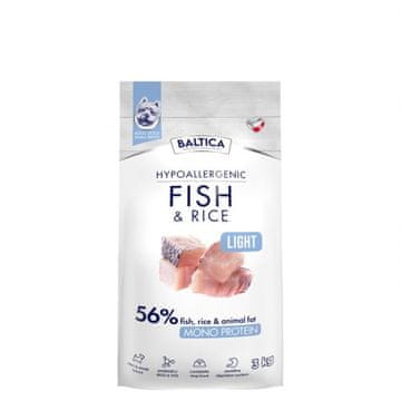 slomart BALTICA Nutraceutic Hypoallergenic Light S Fish s rižem - suha pasja hrana - 3kg