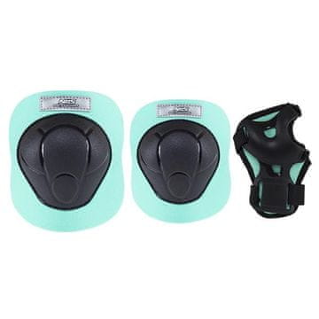 Nils Extreme Komplet zaščitnikov H210 črne in mint barve, velikost XS