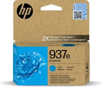 HP 937e EvoMore črnila kartuša, cian, XL, 1650 strani