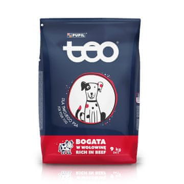 T-E-O TEO Rich in beef - suha hrana za pse, 9 kg
