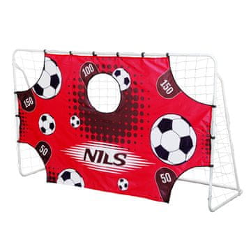NILS BR240P 2v1 gol z mrežo in ciljno ploščo 240x150cm