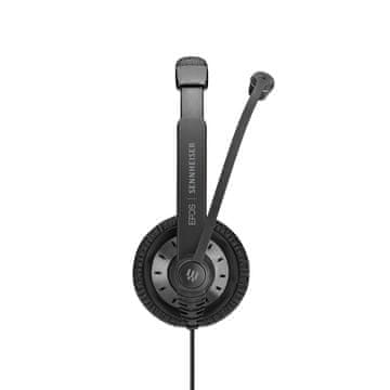 EOS EPOS | SENNHEISER IMPACT SC 75 USB MS naglavne slušalke, USB-A, črne