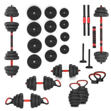 HMS Komplet uteži SGN PRO SET 6V1 SGN120 PRO SET 6V1 20KG