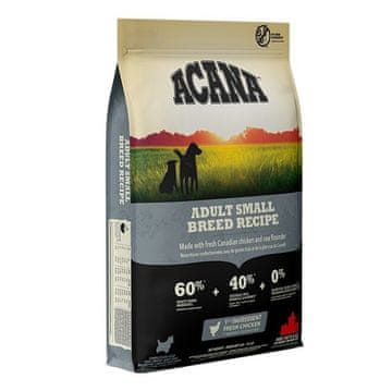 Acana Acana HERITAGE Adult Small Breed 6 kg pasja hrana, brez žitaric, piščančja