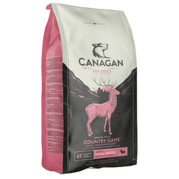 Canagan CANAGAN Country Game pasja hrana 6kg, račje, divjačinsko in kunčje meso, za male pasme