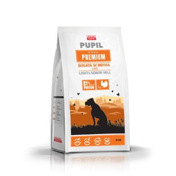 PREMIUM PUPIL Premium Light&Senior hrana za pse, 12kg, puran in riž