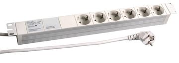 EFB EFB 19" 1HE Power Strip, 6x CEE 7/3 vtičnice, za montažo v omaro