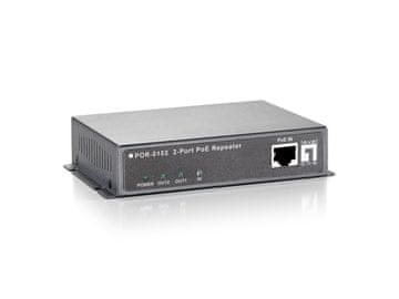 Level One LevelOne GES2470 PoE Repeater, 2 Porta, Črna