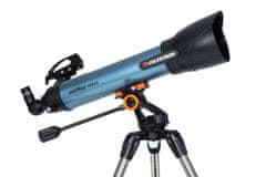 Celestron Celestron Inspire 100AZ teleskop refraktor s pametnim adapterjem, modra
