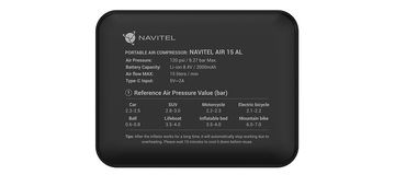 N.A.I. Navitel AIR 15 AL Avtopremišnik 50W, 15 l/min
