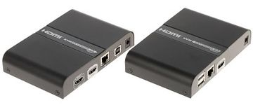 slomart SGN EX-100-4K-V2 HDMI in USB oddajnik/sprejemnik, 4K