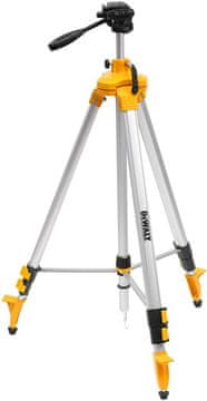 DeWalt DeWALT DE0733-XJ tripod za lasersko libelo, 3 noge, aluminij, črna/rumena
