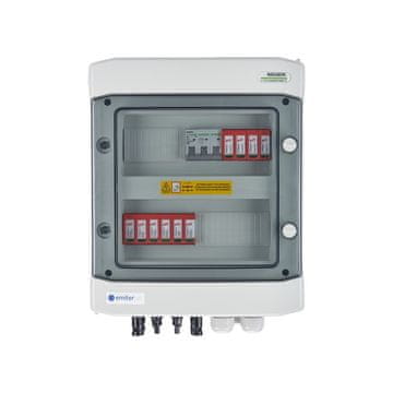 EMI EMI EMITTER razdelilna omara IP65 z DC odvodnikom prenapetosti Dehn 1000V tip 2, 2 x PV, 2 x MPPT
