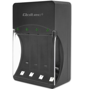 Qoltec Polnilnik baterij QOLTEC 50653 za Ni-MH AAA/AA