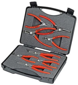 Knipex Knipex 00 21 25 set klešč, jeklo, rdeči ročaji