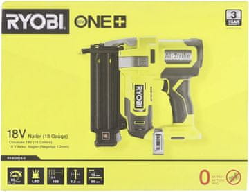 RYOBI RYOBI 196200 Akumulatorski pištola za žeblje 18V 18G
