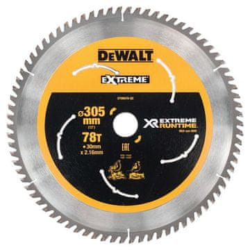 DeWalt DeWALT DT99576-QZ listnato rezilo za krožno žago 30.5 cm, 78 zob