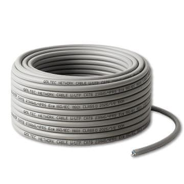 Qoltec Qoltec Kabel Patchcord UTP CAT6 1Gb/s, 100m, siv