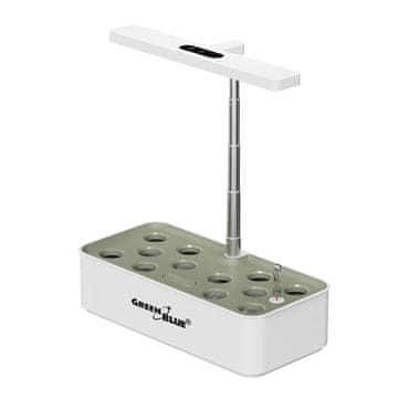 GreenBlue Pametni notranji sistem za gojenje rastlin GreenBlue GB133, 4L, 12 rastlin, LED