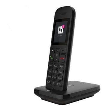 slomart Telekom Sinus 12 analogni fiksni telefon, črn, s prikazom klicatelja