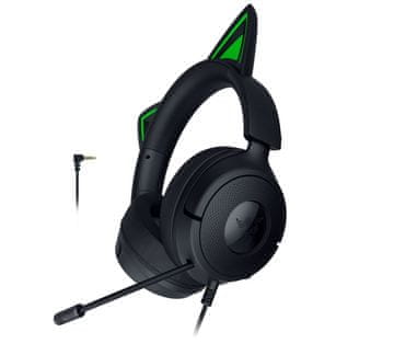 Razer Razer Kraken Kitty V3 X Gaming slušalke, črne, USB-A