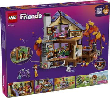 slomart LEGO Friends 42705 Koča v gozdu ob udobnem jesenskem gozdu, 1229 delov