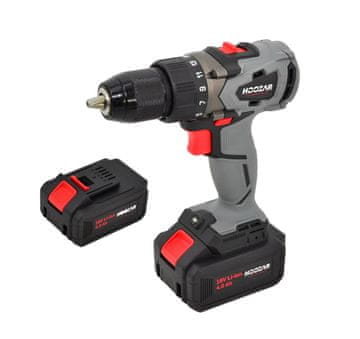 slomart HOOZAR Akumulatorski vrtalnik CD60BL-M2 18V 60Nm, 2x4.0Ah bateriji