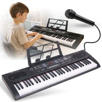 slomart MQ 603 UFB elektronska klaviatura, 61 tipk, USB/FM/Bluetooth