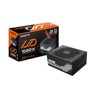 Gigabyte GIGABYTE UD1600PM PG5 AI TOP napajalnik, 1600W, 80 PLUS Platinum, ATX 3.1