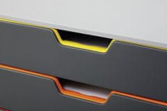 Durable Durable VARICOLOR 5 pisarniški organizator, C4, večbarvni