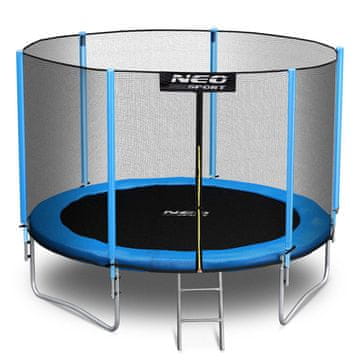 Neo-Sport Vrtni trampolin 10ft/312cm z zunanjo mrežo in lestvijo