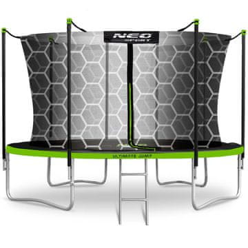 Neo-Sport Vrtni trampolin 14ft/435cm z notranjo mrežo in lestvijo