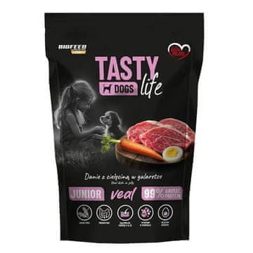 BIOFEED BIOFEED Tasty Dogs Life Junior s teletino - mokra hrana za pse - 500g